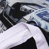 Retro Back to the Future Print Long Sleeve T-shirt Y2K Distressed Streetwear Oversized Top