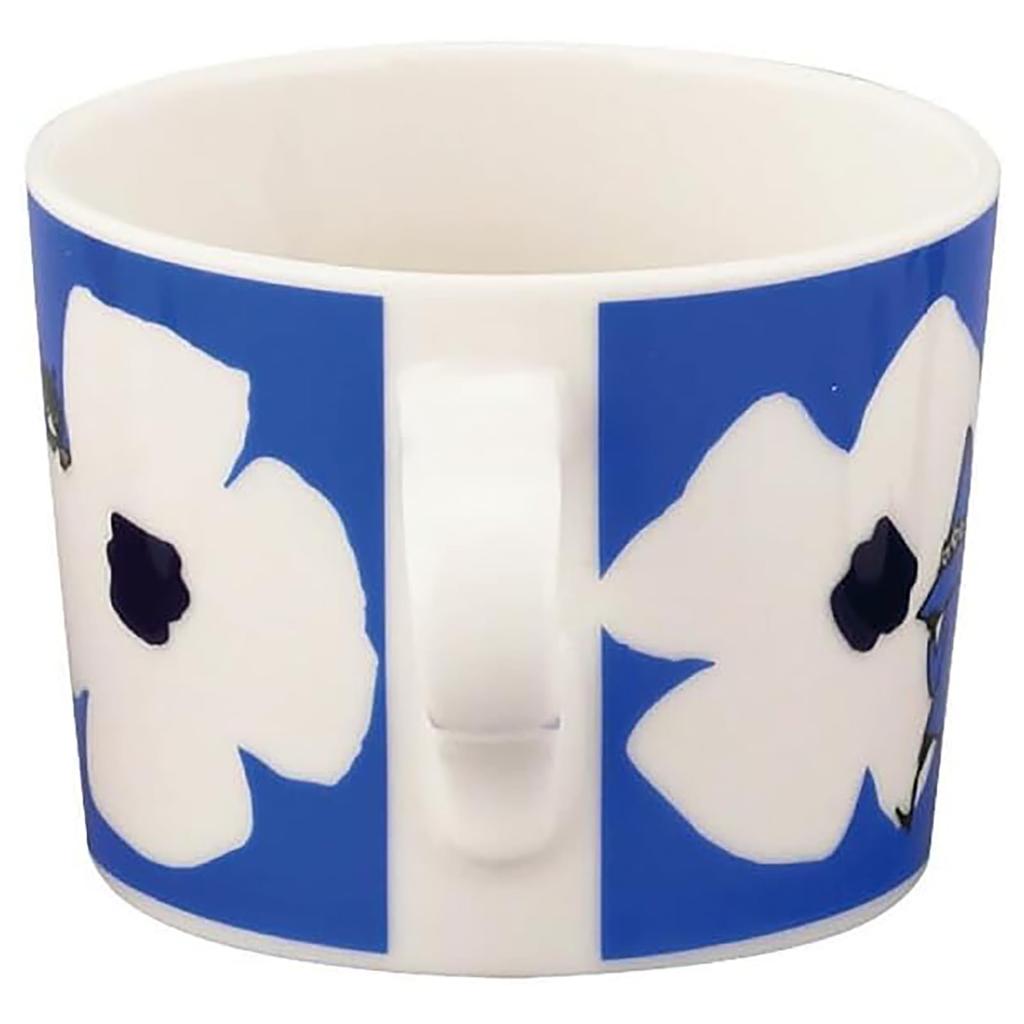 Yamaka Shoten Moomin "Kukat" Mug, 260ml, Diameter: Approx. 10 X 7cm, Snufkin Design, Blue, Gift for Women, Birthday, Tableware, Goods, MM10003-11