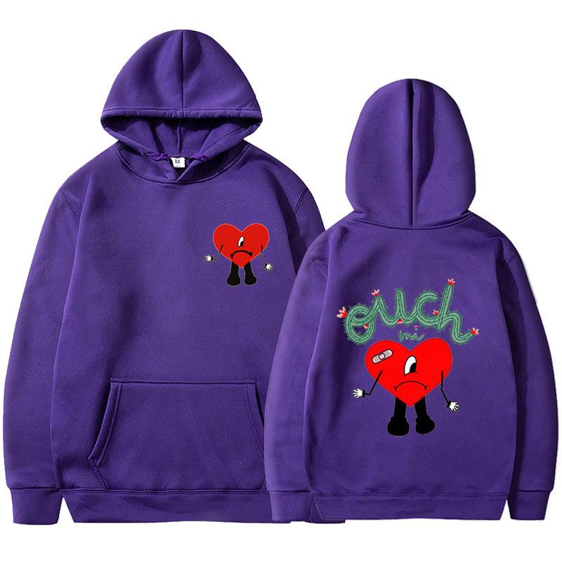 2025 new product un verano sin ti bad bunny anime fashion men's casual hooded sweater