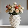3D Printed Wavy Vase Modern Boho Vase Table Centerpiece Vase for Dried Artificial Flowers Home Room Wedding Decor