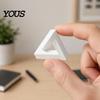 Triangle Figurine Sculpture, 3D Printed Optical Illusion Figurine, Abstract Minimalist Geometric Office Desk Decoration Desktop for Living Room,