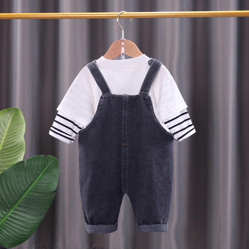 Módní kojenecká kombinéza 2dílný outfit pro roční chlapce, ideální na podzim a jaro