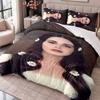 Lana Del Rey 3Pcs Bedding Set Duvet Cover With Two Pillowcases For Bedroom Home Decoration