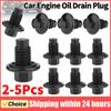 1-5PCS M14*1.5 Car Engine Oil Drain Plug Bolt Screw For Ford Fusion Focus C-Max Fiesta Galaxy Cougar Escort Maverick 1E0010404