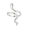 Women Men Snake Ring Adjustable Design Allergy Free Easy Fit Open Ring