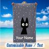 Beach Towel Custom Name Text, Quick Dry Large Towel For Beach HomeKiki's Delivery Service Jiji