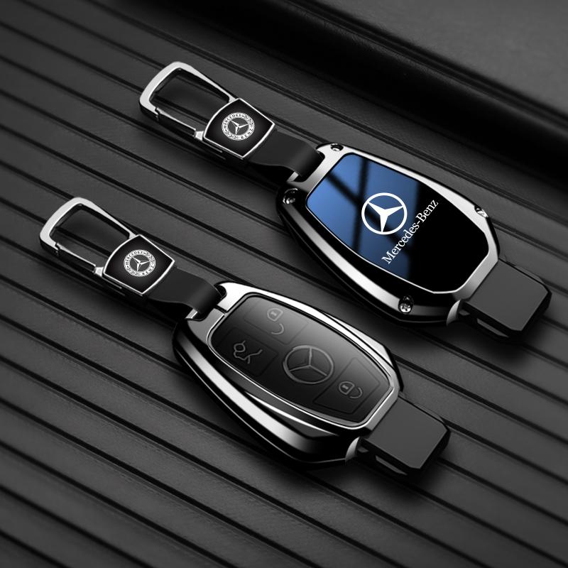 Fashion Zinc Alloy Car Key Case Cover Shell For Mercedes Benz A B C E Class GLS GLA GLK GLC CLS CLA AMG W204 W205 W212 W463 W176 CH1
