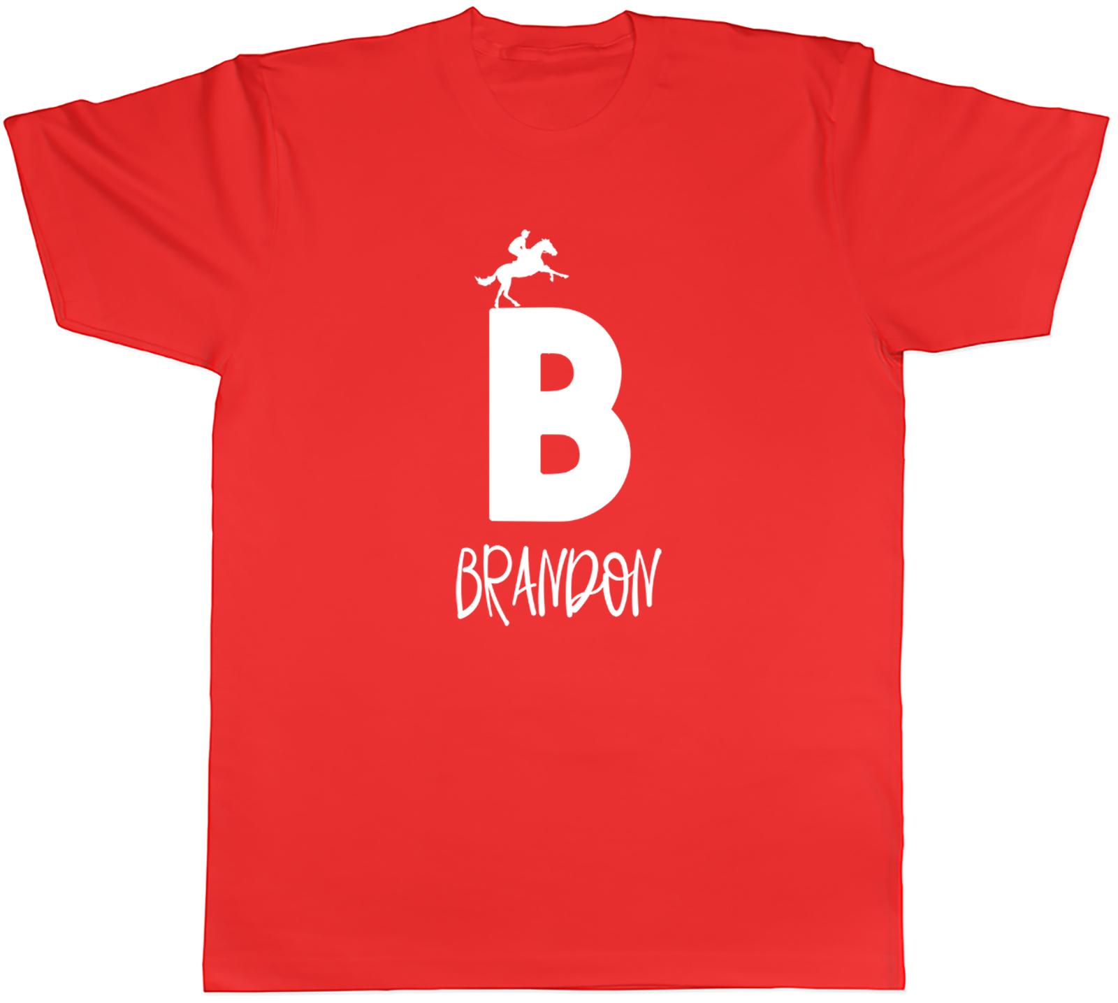 Personalised Horse Riding Alphabet Animal B Unisexs Unisex TShirt Tee Gift S