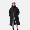 Li Ning Serie Fitness Sportivo Casual Semplice Largo Resistente al Freddo Caldo Outdoor Giacca Lunga Piumino Donna Capispalla Nero AYMU110-2