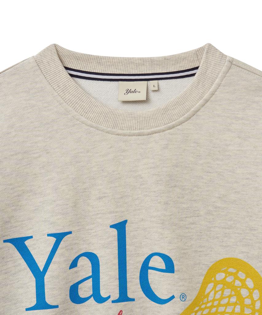 YALE Lacrosse Sweatshirt_Oatmeal