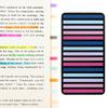 300Sheets Translucent Sticky Note Pad Clear Sticky Notes Long Page Markers Index Tab For Office School Supplies Planner Memo