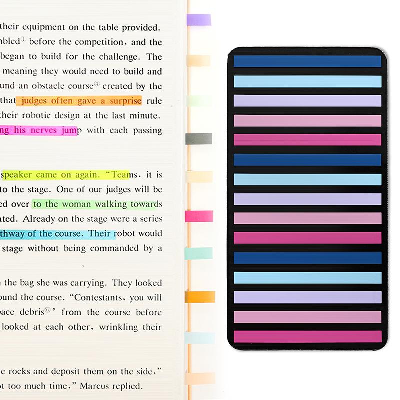 300Sheets Translucent Sticky Note Pad Clear Sticky Notes Long Page Markers Index Tab For Office School Supplies Planner Memo