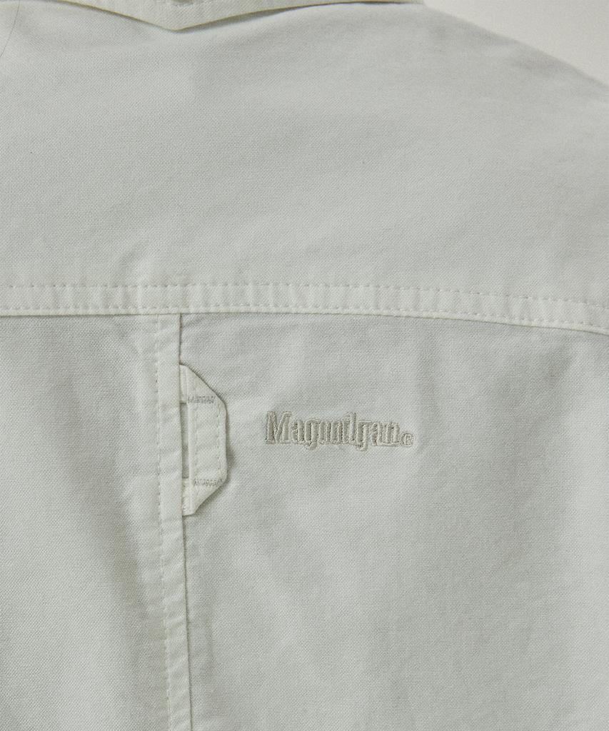 MAGOODGAN Labor 2112 Oversized Off-White Oxford Shirt