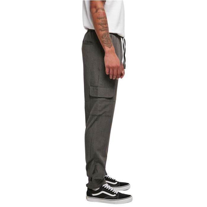 Urban Classics Comfort Military Pants - Dark Brown