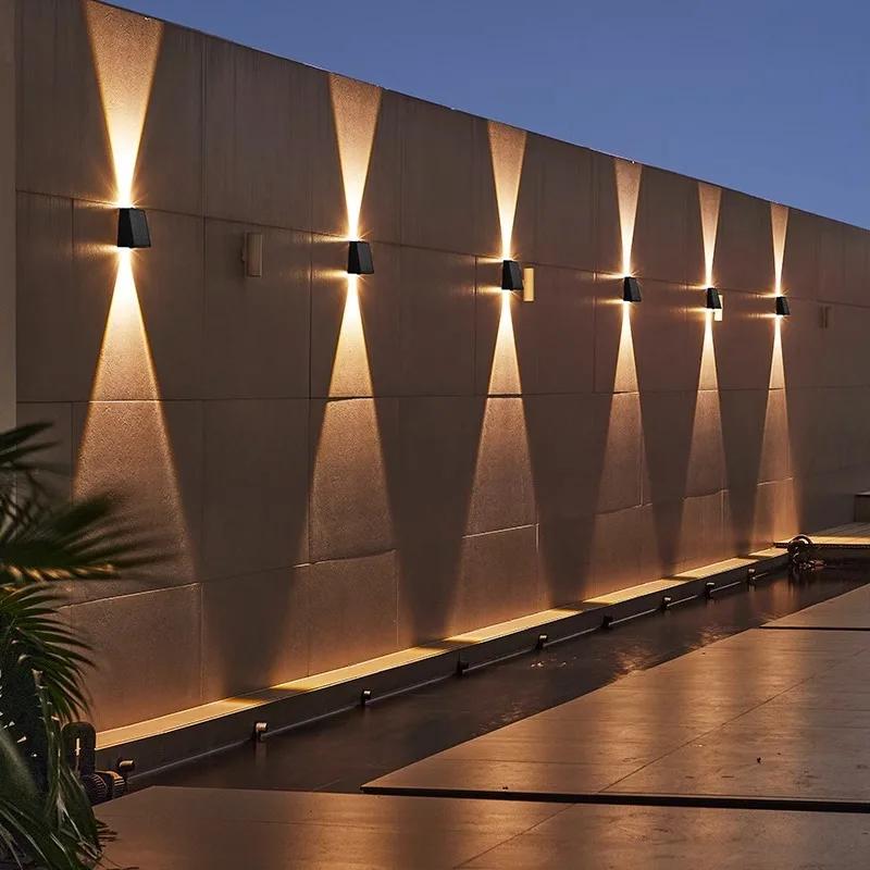 Xiaomi LED Outdoor Solar Wall Light Up And Down Luminous Garden Lamp Villa Courtyard Porch Street Decorative Lighting Wall Washer Light