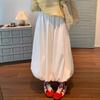 Women's White Bud Hepburn Midi Skirt - 2026 Spring/Summer Collection