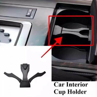 Car Front Cup Holder Insert Divider Organizer 55633-60050 for Toyota Landcruiser 200 Prado 120 Series 2002-2009 Car Accessories
