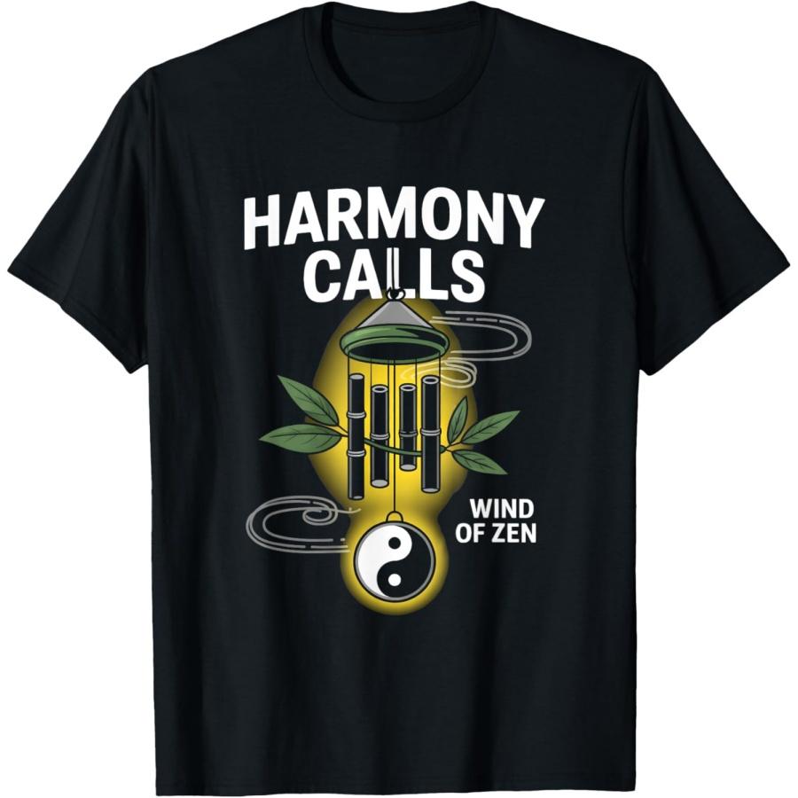 

Wind Chimes for Spiritual Seekers - Feng Shui Meditation T-Shirt(6) XXXXXL чорний