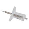 0 to 50mm Tire Thread Depth Gauge Stainless Steel Portable Depth Meter for Car Motorcycle