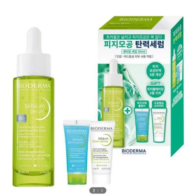 Sébium Serum 30ml Set (with Sébium Gel Moussant 8ml + Sébium Pore Refiner 5ml)