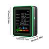 6-in-1 Kohlendioxid-Detektor Formaldehyd-Erkennung TVOC PM2.5 Temperatur Luftfeuchtigkeit CO22 Luftqualitätsmonitor