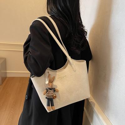 Casual Commuter Bag Women's Large-capacity Armpit Bag New Versatile Shoulder Shopping Tote Bag