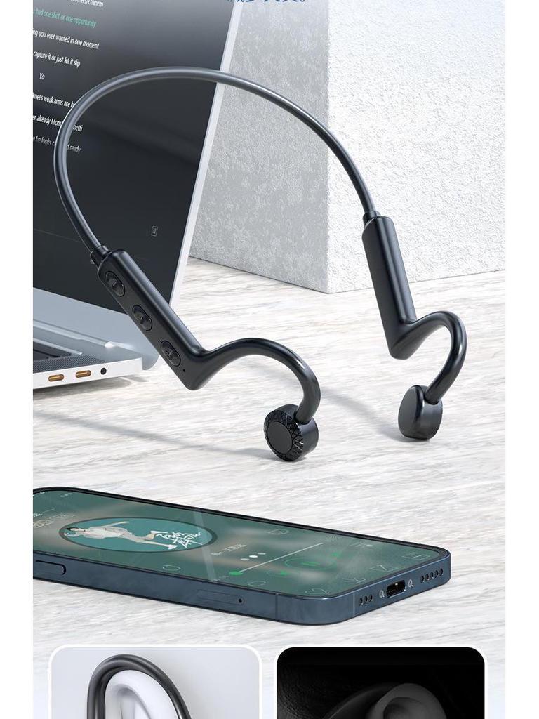 KS19 Waterproof Wireless Neckband Earphones - Sport-Compatible Bluetooth Headset