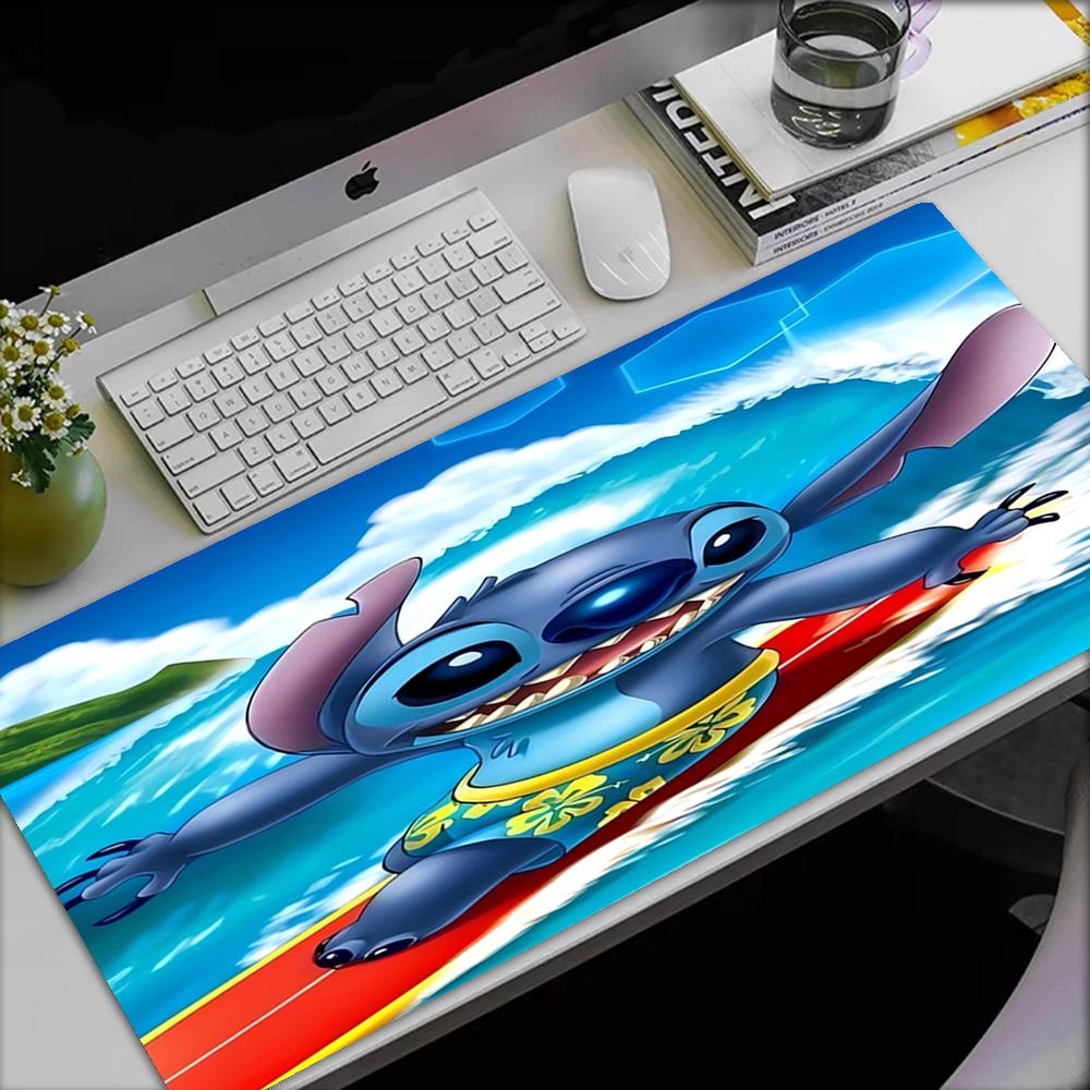 Stitch Theme Mouse Pad, Non Slip Rubber Base, Multifunctional Office & Home Decor, Perfect for Workspace Personalization.