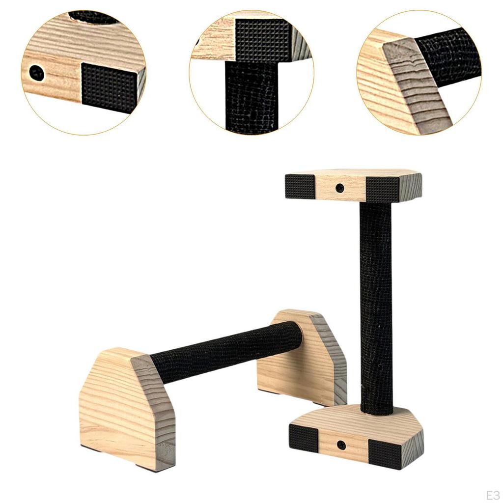 Griffset, Ergonomisch, Stabil, für Männer und Frauen, mit Holzgriffen Fitness Kraft