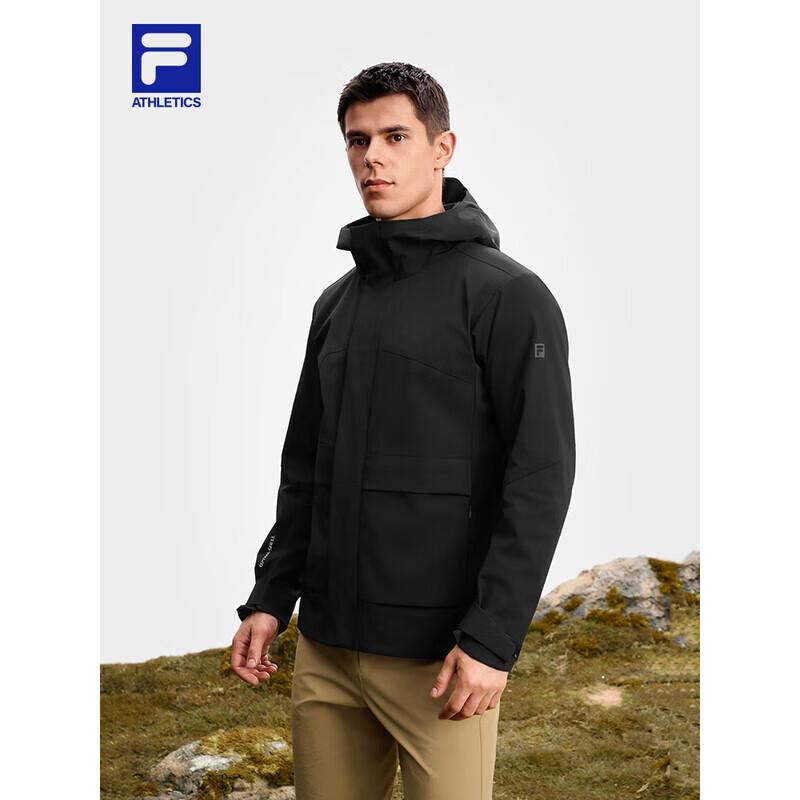 

FILA Men s Breathable Shell Waterproof Hooded Jacket