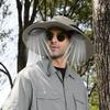 Mens Quick Dry Bucket Hat Large Size Sun Hat with Solar Powered Fan USB Rechargeable for Outdoor Hiking Camping Fishing Activity