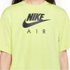 Nike Air Letter Logo Print Casual Loose Short Sleeve T-Shirt Women Tops Yellow Green CJ3105-367