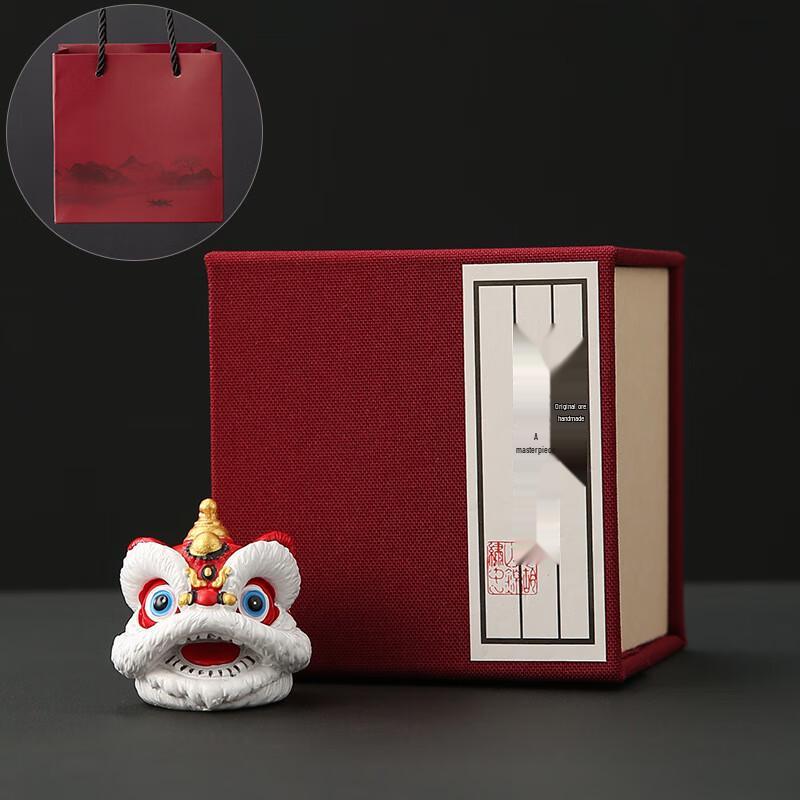 Foshan Lion Dance Head Figurine