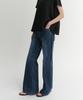 Ia Relaxed Flare Denim Pants (Blue)