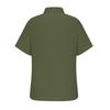 Spring Summer Men's Casual Cotton Linen Color Short Sleeve Shirts Loose Shirts