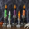 Halloween LED Ghost Hand Skull Candle Lamp Decoration
