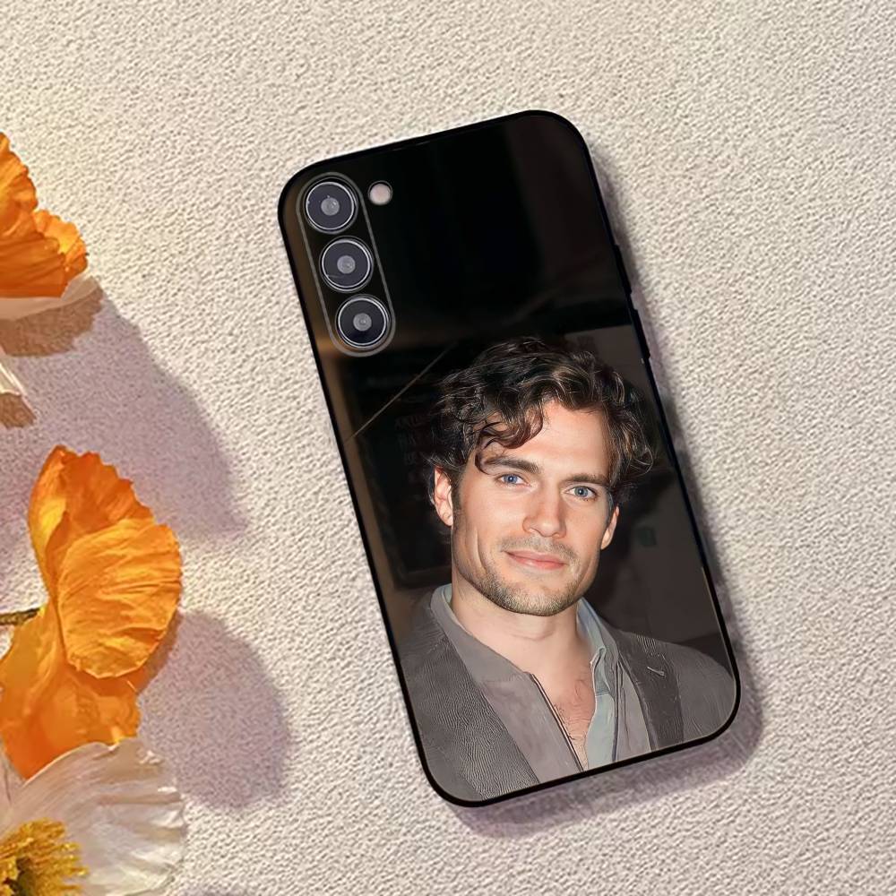 Actor H-Henry C-Cavills Phone Case For Samsung Galaxy A73,A72,A71,A70,A53,A52,A51,Soft Silicone Black Cover