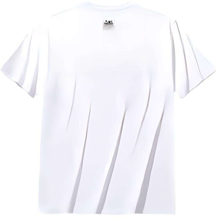 Anta Casual Series Simple Letter Print Loose Round Neck Short Sleeve T-Shirt Men Tops Snow-White 152528108-1