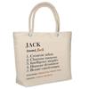 Beach Bag - PLANETEE - Insulated Jack Definition - Cotton - Beige - Large Capacity