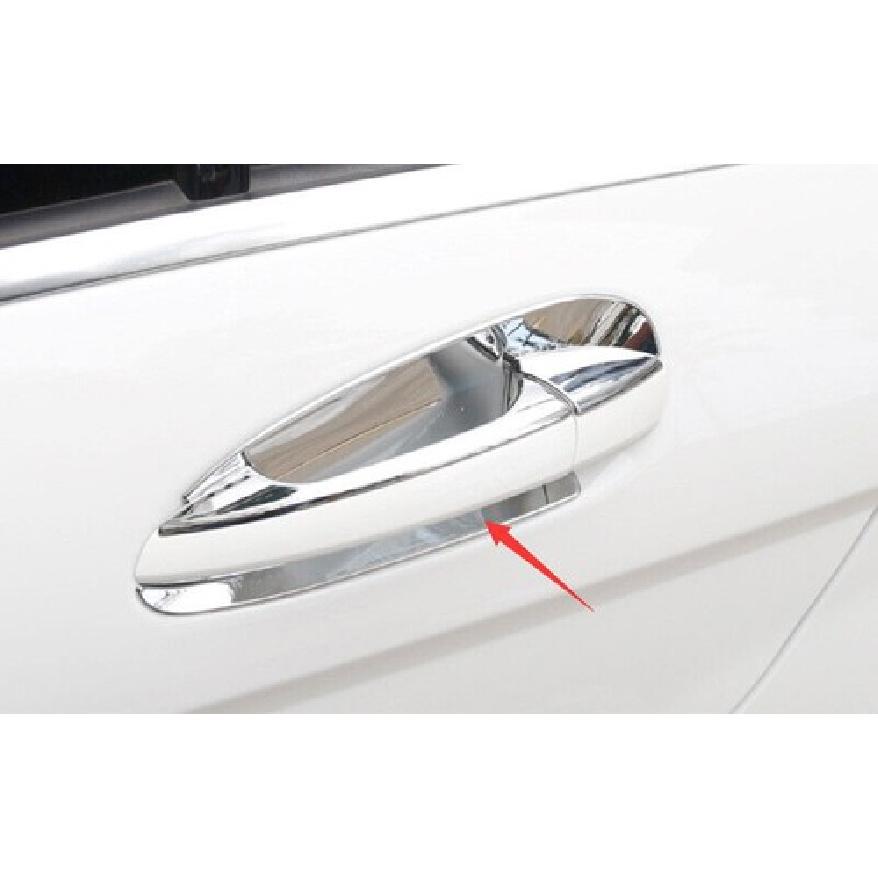 Chrome Outside Door Bowl Cup Cover Trim 4pcs Fit For Mercedes-Benz GLK 2009-2015