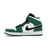 Air Jordan 1 Mid Pine Green Męskie Sneakersy Sail-Black 852542-301