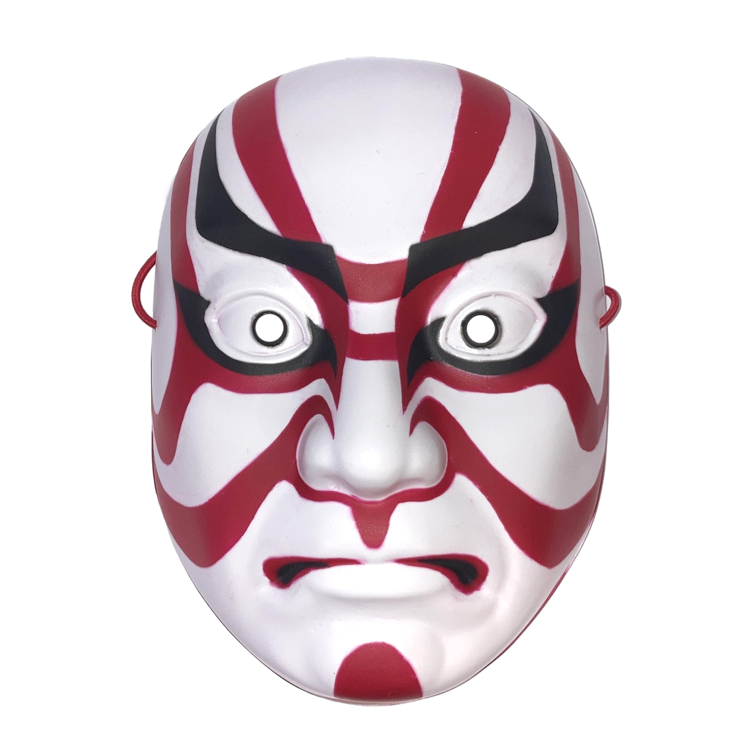 Clearstone Japanese-style Mask, Sujiguma, Unisex, Red