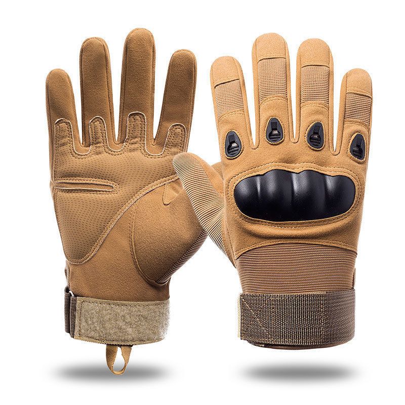 Tactical Gloves Full Finger All Year Round Outdoor Hiking Sports Fitness Touch Screen Non Slip Abrasion Resistant Fighting Cycling Training Gloves