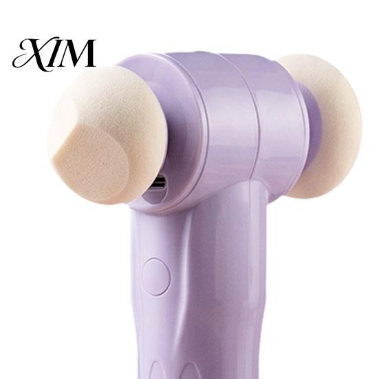 Seamless Foundation Blending Electric Makeup Sponge Applicator, High Frequency Vibration Puff, Travel Friendly Beauty Puff Precise