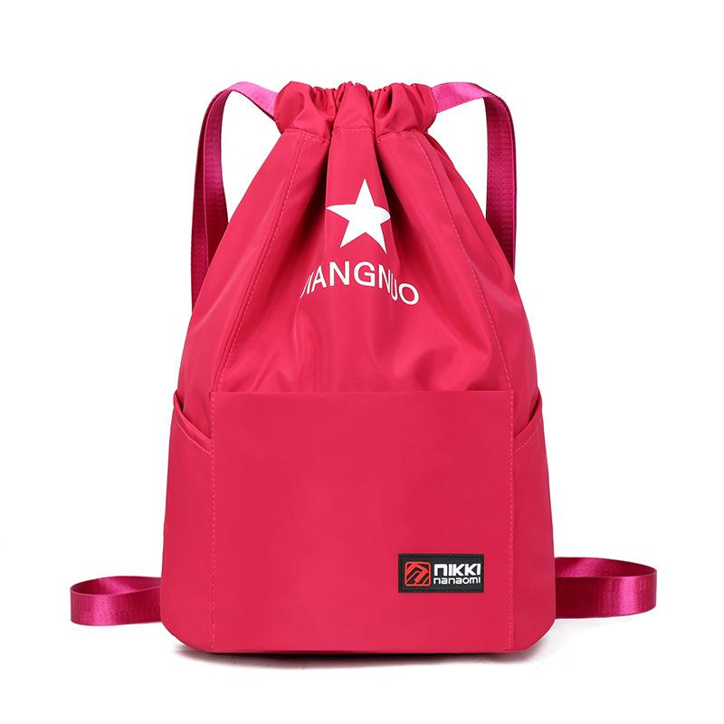 

Unisex Backpack Wet-Dry Compartment Sports Training Bag Minimalist Large Capacity Casual Storage Travel Backpack червоний