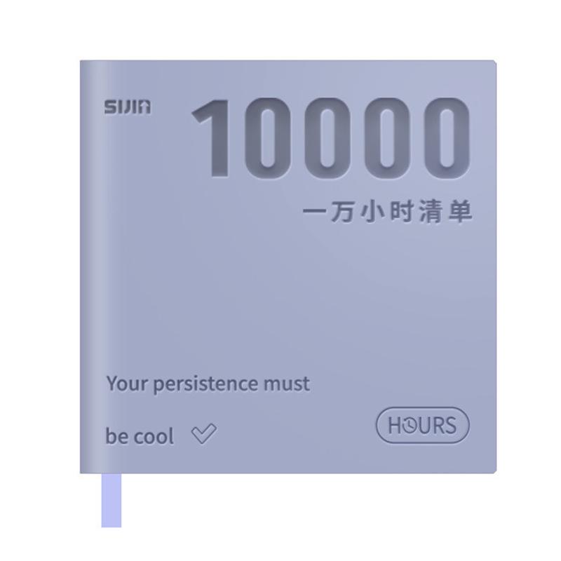 Self-Discipline Checklist Notepad Pocket Diary 10000 Hours  Notebooks Portable Notebook Office School Stationery Supplies