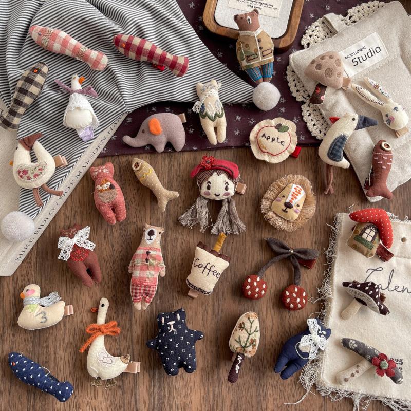 1Pcs Baby Side Clip Cute Newborn Hair Accessories Cartoon Hair Clips For Girls Handmade Hairpins Kids Hair Holder