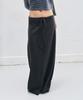 Hendeonsi Soft Flow Long Skirt (Graphite)