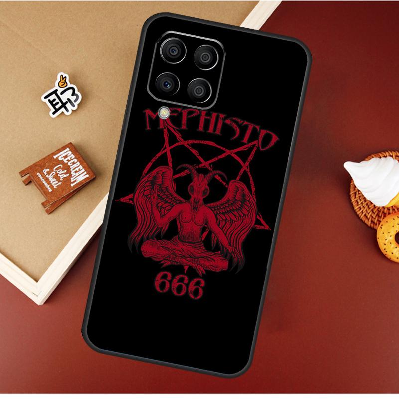 Pentagram Baphomet Satan For Samsung Galaxy M12 M32 M52 M13 M33 M53 M11 M31 M51 M15 M55 M14 M34 M54 M30s M20 Case