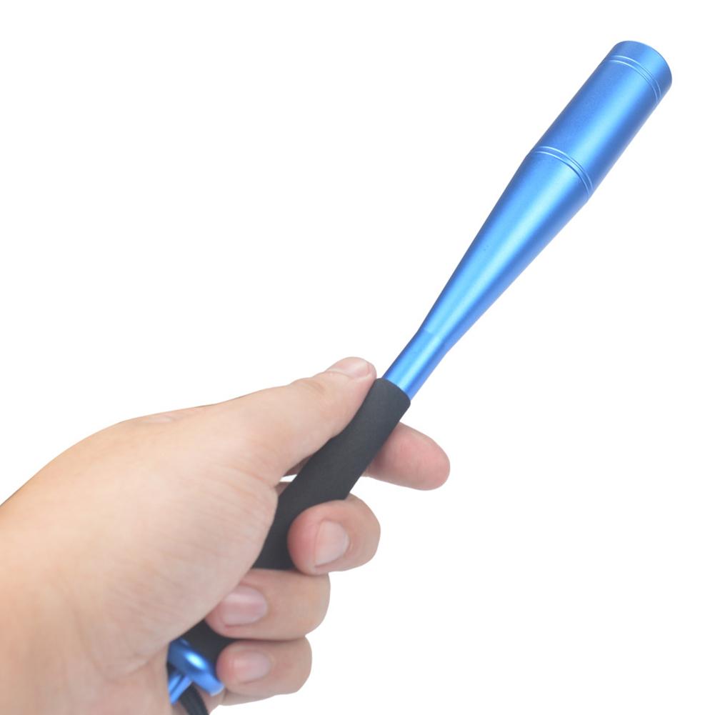 2/1PC Fish Hammer with EVA Handle Fishing Bat 24.7cm Fly Fishing Priest Fish Whacker Fish Bat Aluminum Alloy Fishing Accessories